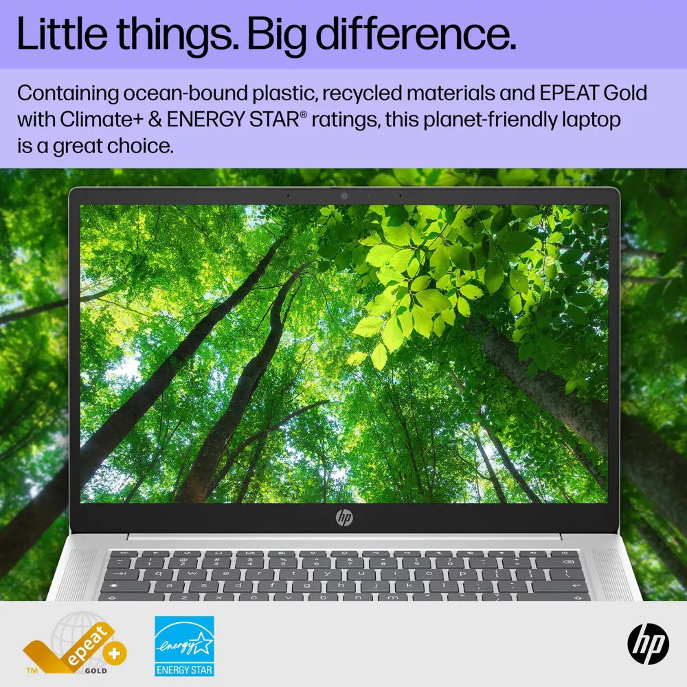 HP 14" Chromebook 14a-nf0002tg - Silver - Open Box
