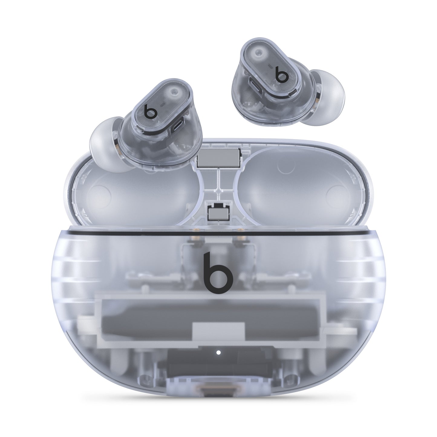 Beats Studio Buds+ True Wireless Noise Cancelling Earbuds - Transparent - Open Box